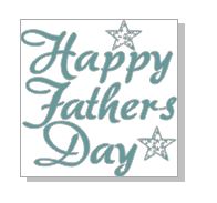 Happy fathers day RUBBER ONLY  for use with stamping platforms o